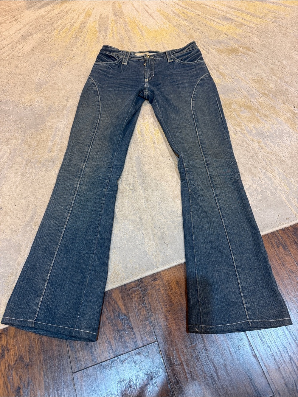 Henry Duarte Jeans by Henry Duarte, desirable Y2K style. Size 30 low rose flare